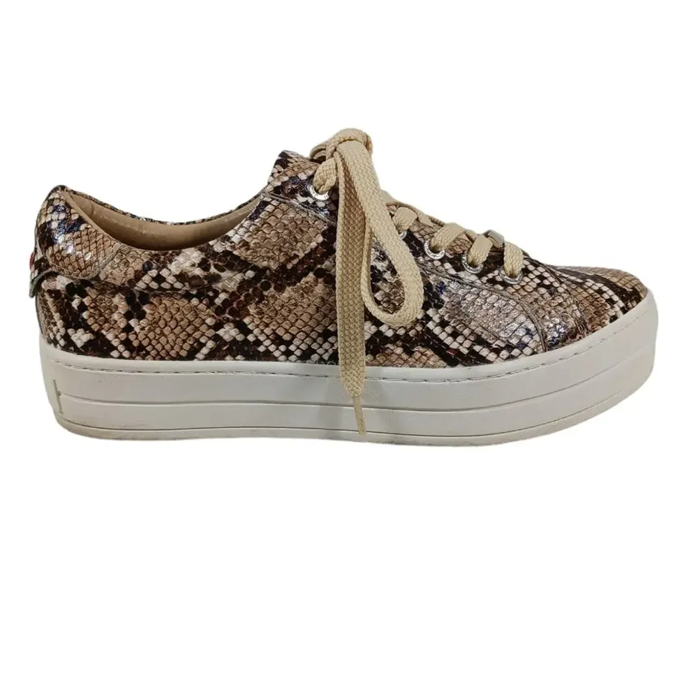 J Slides Hilton Platform Sneakers GUC $158  size 8  S2463